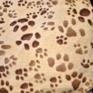 Fleece fitted Crib or toddler bed sheet, New puppy dog prints hand crafted